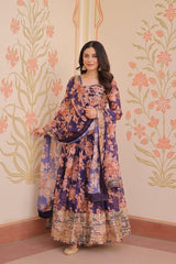 Lolita Premium Designer Gown With Dupatta