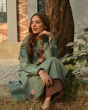 Women's Premium Cotton Embroidered Kurti Set