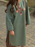Women's Premium Cotton Embroidered Kurti Set