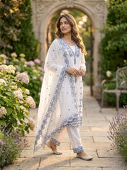 Designer Embroidery Readymade 3 Piece Set