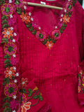 Beautiful Pigment Print Cotton Hand Moti Kurti Pant Set