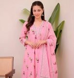 Alia Cut Beautiful Pigment Print Cotton Kurti Pant Set