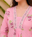 Alia Cut Beautiful Pigment Print Cotton Kurti Pant Set