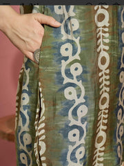 Traditional Multicolor Kurti Pair With Farsi Salwar