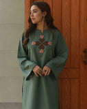 Women's Premium Cotton Embroidered Kurti Set