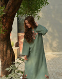Women's Premium Cotton Embroidered Kurti Set