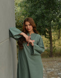 Women's Premium Cotton Embroidered Kurti Set