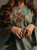 Women's Premium Cotton Embroidered Kurti Set