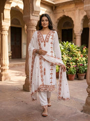 Premium Embroidery Readymade 3 Piece Set