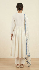 Mitiksha Embroidered Cotton Kurti Pant Set